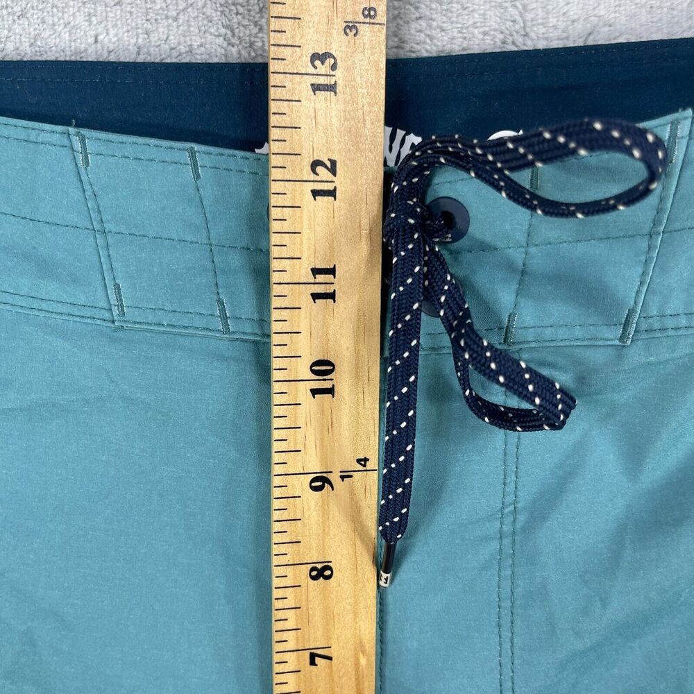 Billabong Board Shorts Men 32 Teal All Day Pro Recycler Striped Performance Surf - Picture 11 of 13